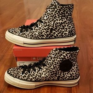 Cheetah print Chuck Taylor Allstar 70's Hi Top